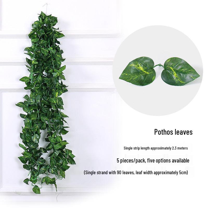 

Искусственная лоза с листьями зеленого винограда для внутреннего декора