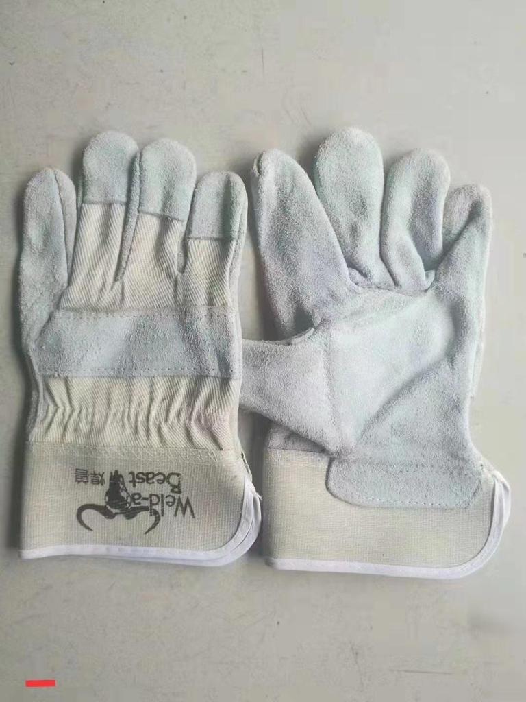 One-Piece Cowhide and Sheepskin Welding Gloves - Long & Short Models