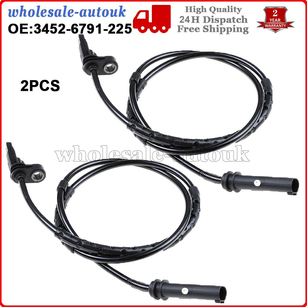 2PCS ABS Wheel Speed Sensors Rear for BMW 1 2 3 4 Series F20 F21 F31 34526791225