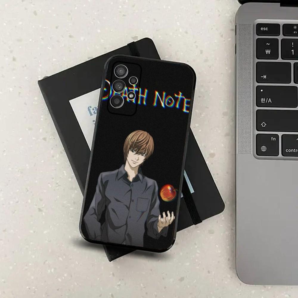 

D-Death Note Phone Case For Samsung Galaxy A13,A21s,A22,A31,A32,A52,A53,A71,A80,A91 Soft Black Cover Samsung a41