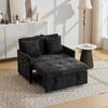 Minimally modern design fabric sofa comfortable living room, office and studio sleeping sofa, small unit dual-use foldable single nap bed