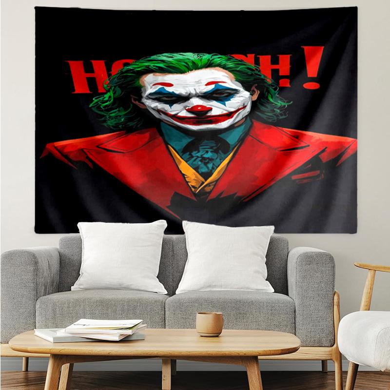 1PC Cool clown Pattern K-pop music group Tapestry Accessories for Bedroom,Livingroom, dormitory Room Wall Decor Fan Birthday Gifts