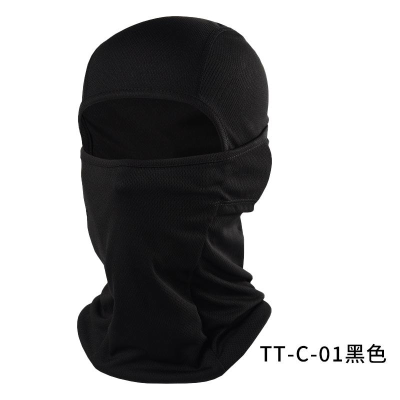 Cycling mask breathable cover head mask bird s eye cloth breathable sun protection quick drying sports head cover One size fits all