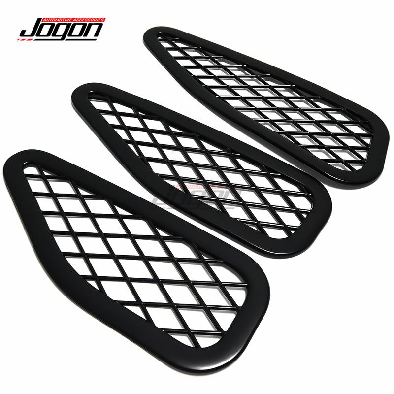 ABS Car Exterior Front Hood Air Vent Frame Stickers & Rear Spare Tire Side Panel Cover Trim For Toyota FJ Cruiser XJ10 2006-