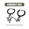 Elegant Star Drop Earrings Party Ear Buckles Fashion Ear Jewelry Alloy Texture Suitable for Women and Teens Present