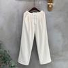 C S In The Room Raku fleeCe StrIng pIntuCk Band Wide pantS 4Color