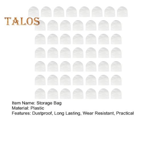 50Pcs Vinyl Record Inner Sleeves Dustproof Scratch-Resistant Anti-Static Plastic Round Bottom EP Protective Sleeves