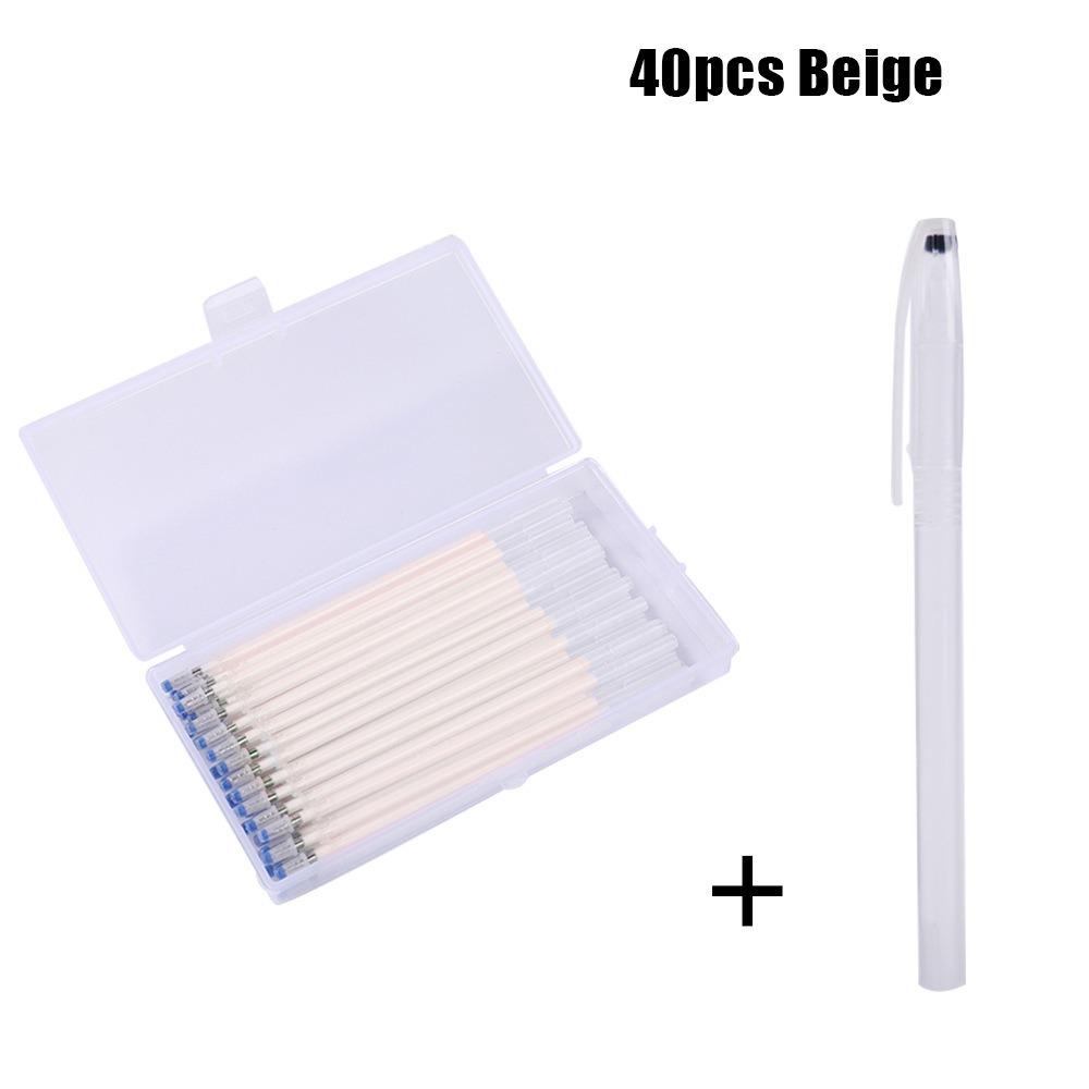 40Pcs 13cm Heat Erasable Marking Pen Coarse Rod Marker Pen  DIY Craft Sewing Accessories