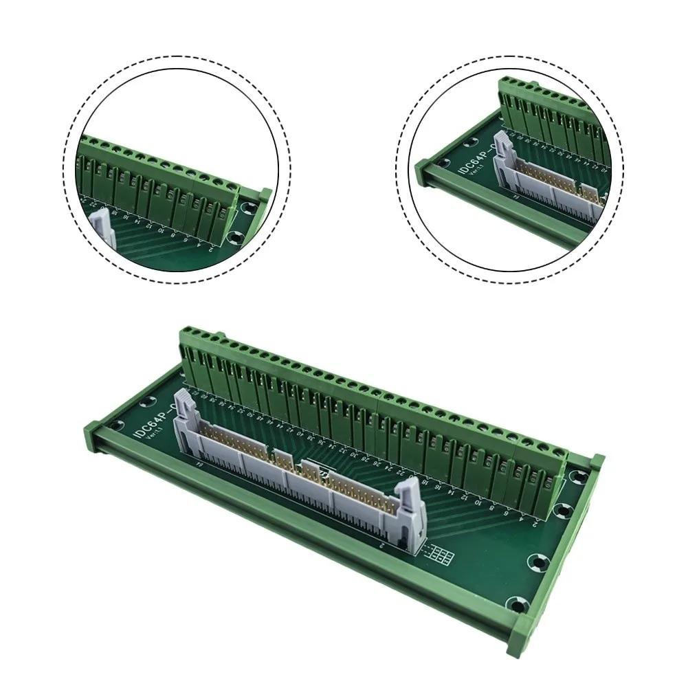 

IDC64P C Type 64 Pin Connector Terminal Block with Shell for For industrial Control Systems and PLC Applications China Mainland