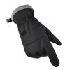 Warm Gloves Men's Autumn and Winter Piled Thickened Outdoor Riding Waterproof Large Cotton Windproof and Cold-proof Gloves