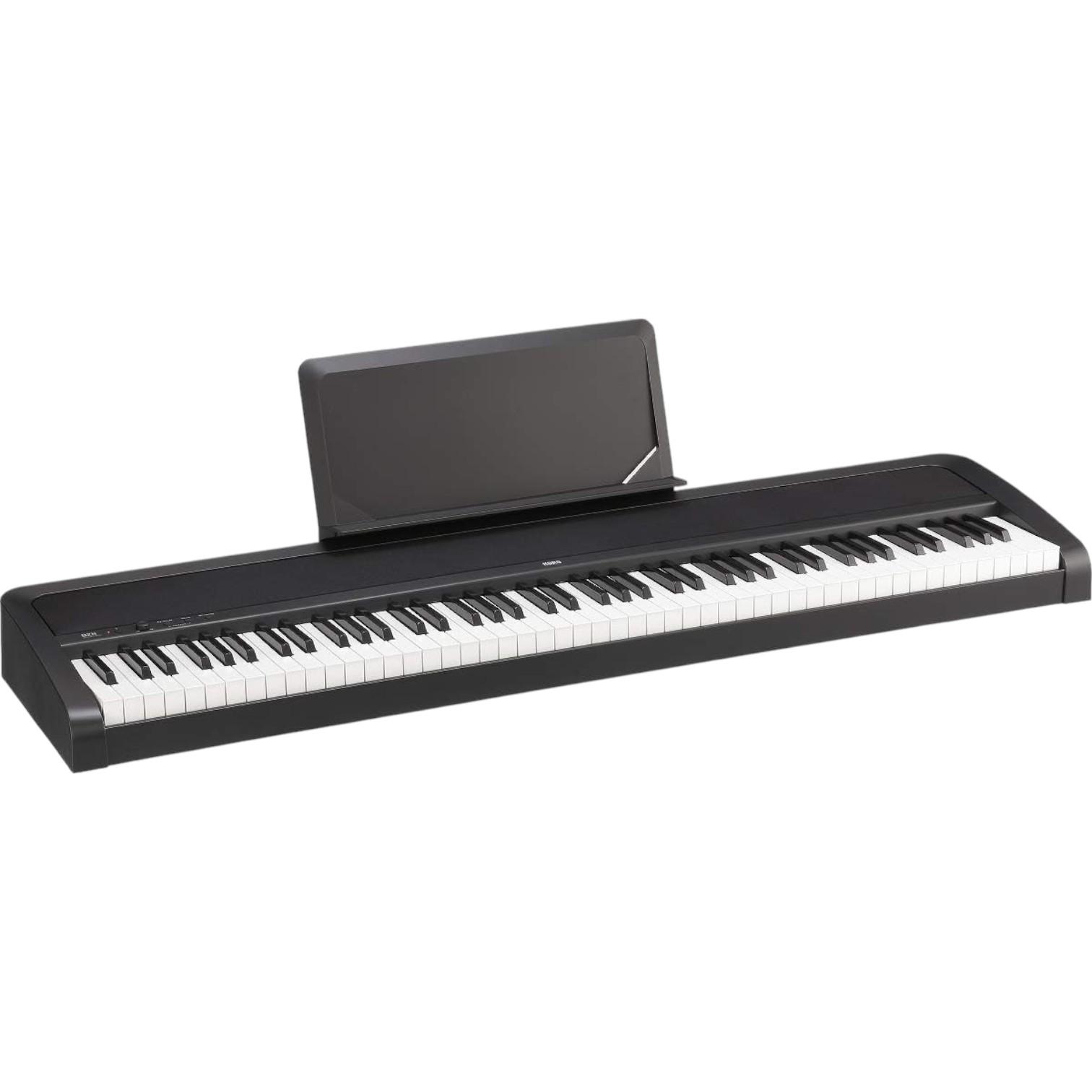 

Korg 88-клавішне цифрове піаніно з легшим дотиком, з аудіо та MIDI USB, безкоштовне програмне забезпечення