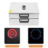 Silver 1/2 layers 304 Stainless Steel Rice Noodle Roll Steamed Steam Machine  Vermicelli Roll Steaming Furnace Steamer Home Use Steamer