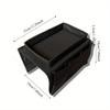 1pc Oxford Cloth Storage Bag, Multi Pocket Sofa Tray, Armrest Tray, Hanging Storage Bag with Pockets and Cup Holder Tray