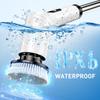 9 In 1 Electric Spin Hand-held Scrubber Digital Display Cordless Cleaner Brush with Telescoping Long Handle for Bathroom Kitchen