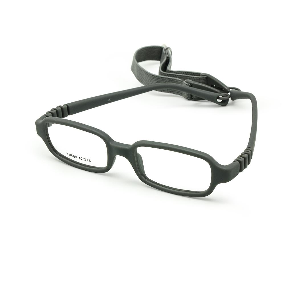 

Очки для девочки и мальчика, размер 42 мм, с шнурком, без винтов, цельные, гибкие, для малышей, гнущаяся оправа для детей