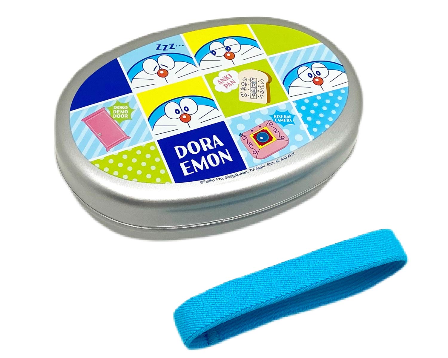 

OSK Lunch Box Doraemon 350ml Lunch Belt Made in Warm Compatible [Aluminum Children s Box/Divider/Lunch Included] Japan, AL-5 синий