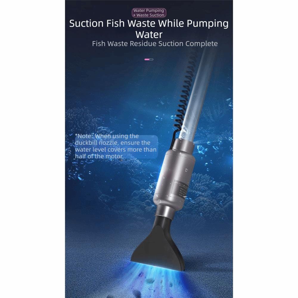 Electric Fish Tank Sand Cleaner Pump Automatic Aquarium Water Changer Fish Tank