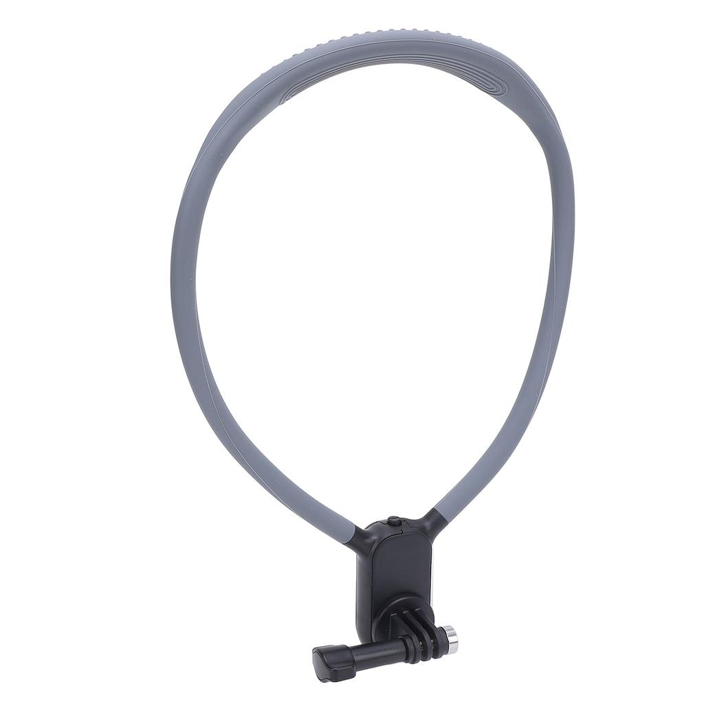 Neck Holder Mount for Action Camera Flexible Silicone Neck Hanging Mount with Strap for Running Cycling Skiing