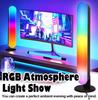 RGB Music Rhythm Lights Upgraded USB Rechargeable Model Christmas Decoration Desktop RGB Light Bar Music Rhythm