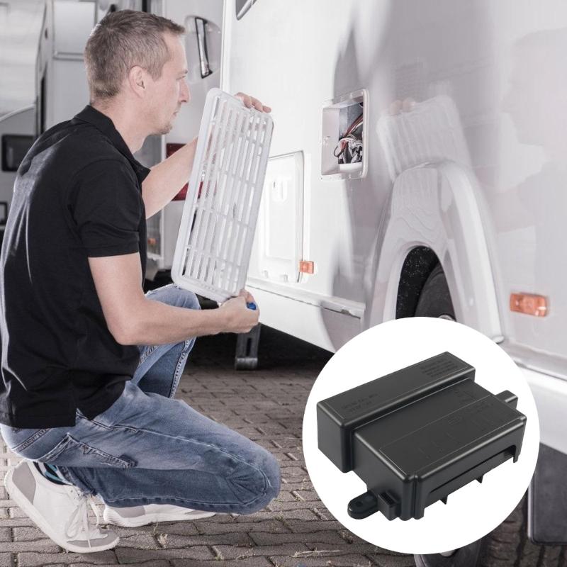Motorhome Refrigerator Voltage Stabilizer Power Module Industrial ABS Housing Overcurrent Protection Waterproof Design