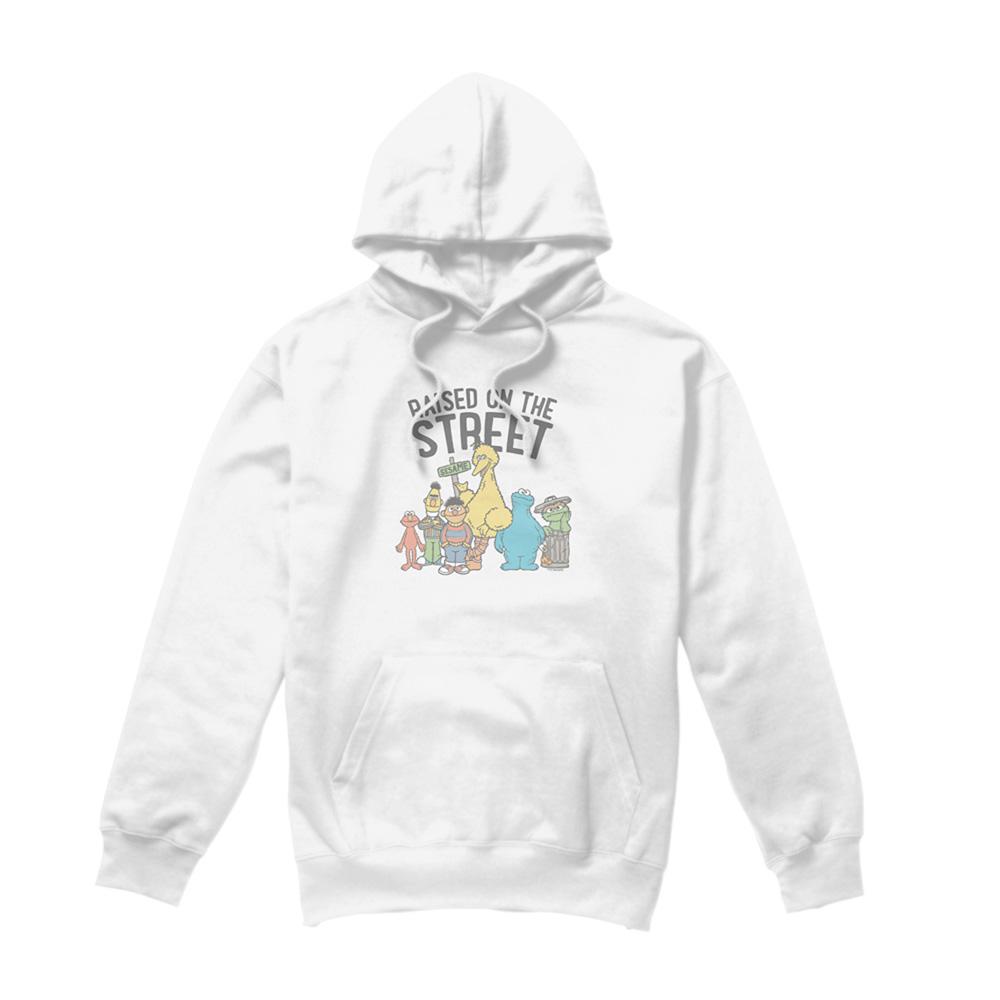 Sesame Street Unisex Adult Raised On The Streets Hoodie