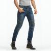 Motorradjeans Herren Retro und Alt Lässig Motorradhose, Elastische Radfahrer Ritter Anti-Drop Hose, Silikon Schutzausrüstung