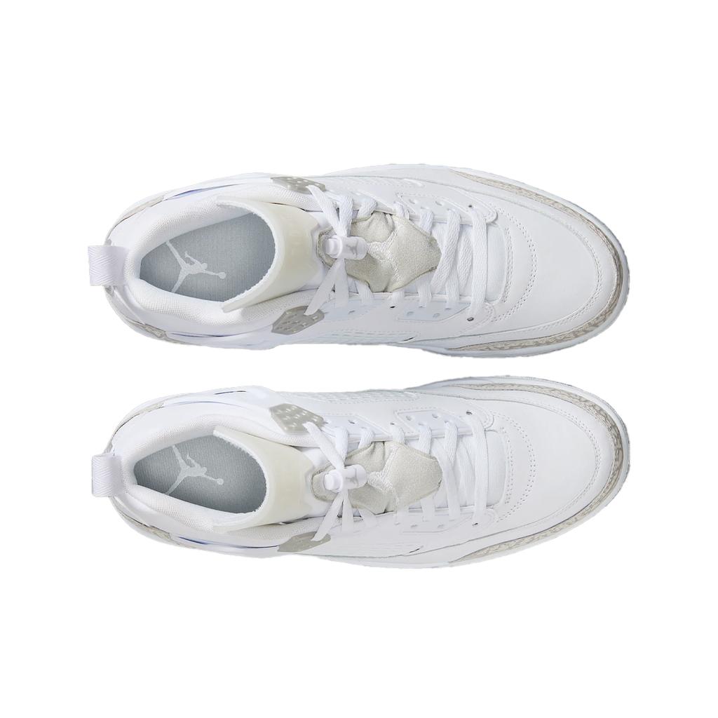 Air Jordan Spizike Low Bianco Grigio Neutro Scarpe da Ginnastica da Uomo Argento Metallizzato Azzurro FQ1759-103
