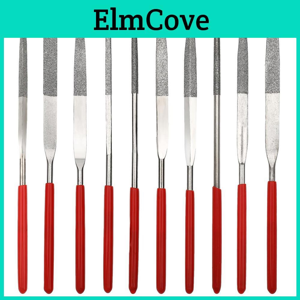 Needle 10pcs Set File Diamond 3x140mm Mini Needle File Kit For Stone Glass Metal Carving Craft Hand Tools Needle File Set