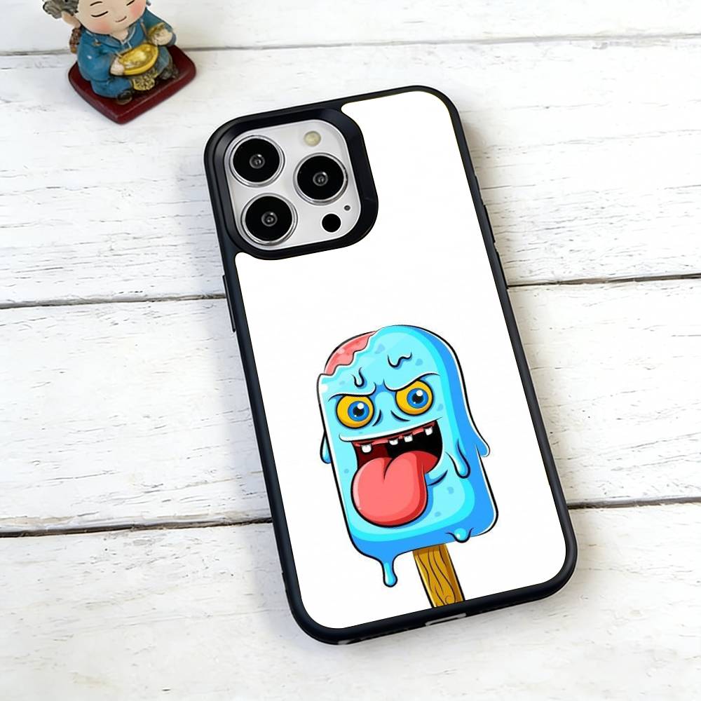 Creamy Monster Phone Case For iPhone17,16,15,14,13,12,11 Plus,Pro Magnetic For Magsafe Wireless Charging