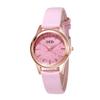 Gadi Fashion Glitter Dopamine Womens Quartz Watch With Water Resistant Leather Strap For Elegant Dress