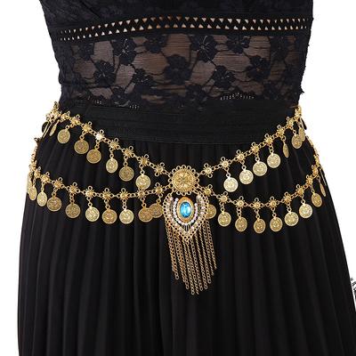 Mei Tassel Bohemian Indian Ethnic Style Exaggerated Waist Chain, Clothing Accessories Fashionable Atmosphere