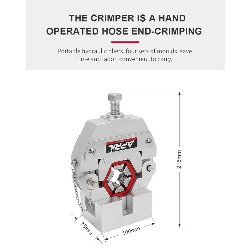 Manual A/C Hose Crimper Kit Automotive Air Conditioning Repaire Tools JX-71500 Hose Crimping Tool