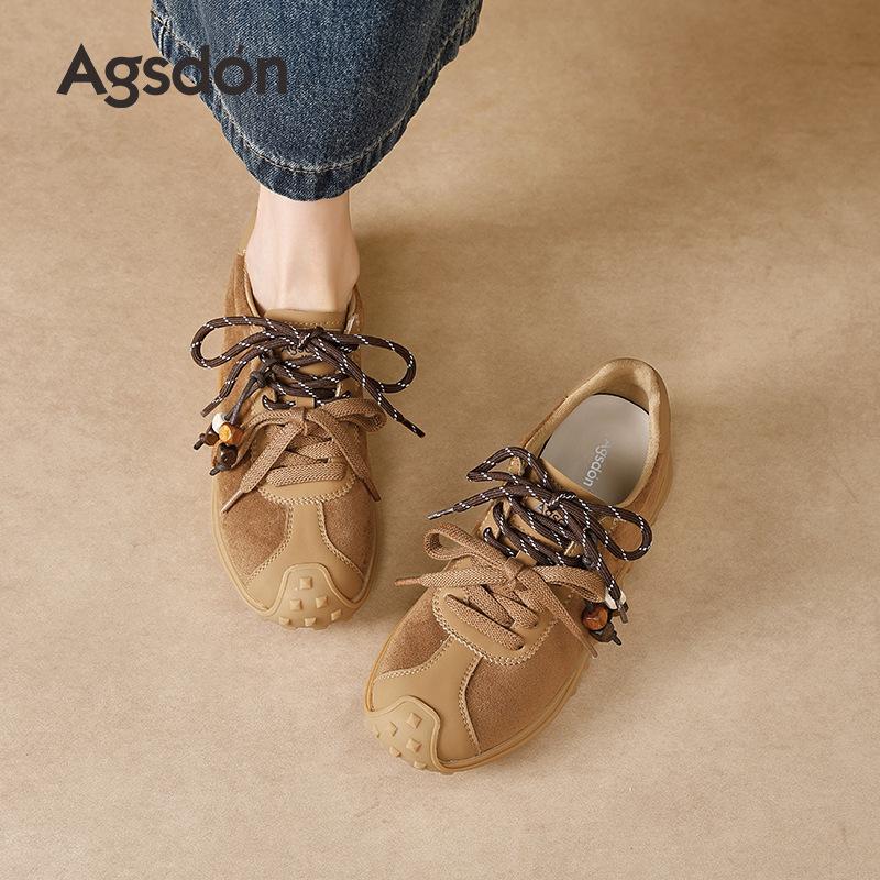 Augustine platform German training shoes women's 2025 new autumn retro ballet Forrest Gump sports shoes light casual shoes