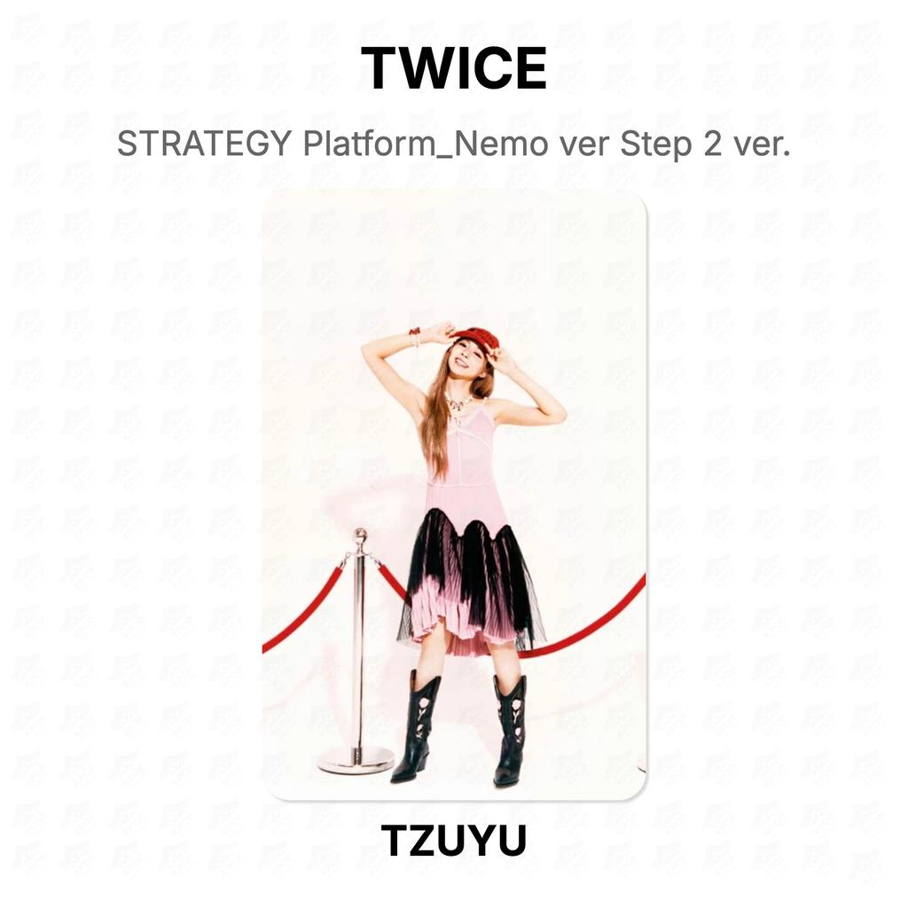 TWICE STRATEGY Platform_Nemo ver Step 2 ver. Official Photocard
