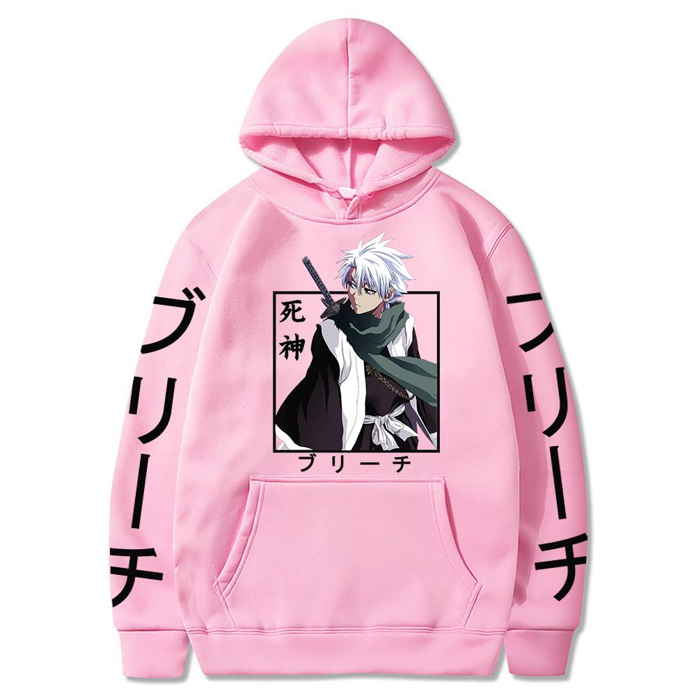 Hitsugaya Toushirou Bleach Harajuku Japan Anime Hoodies Funny Cartoon Cool Men Hoody Streetwear Fashion Oversized Sweatshirt