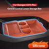 Silicone Car Lower Storage Box Organizer for Changan CS75 Plus 2025 Car Central Control Layer Under Central Console Cup Holder