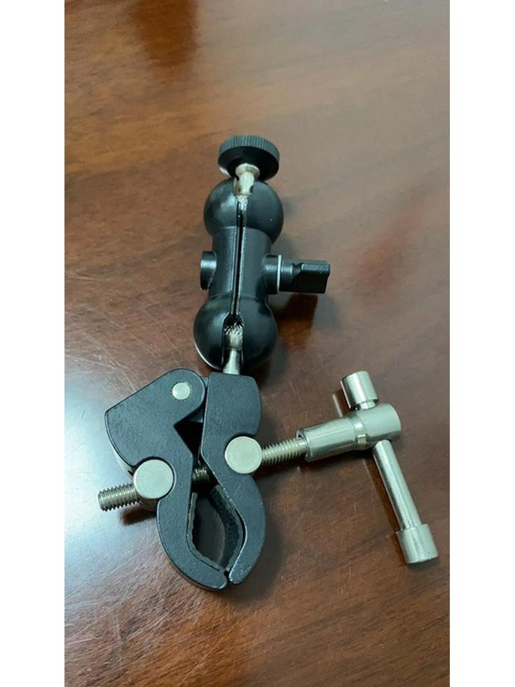 Double-Headed Magic Arm Bracket with Flash Clamp