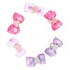 15Pcs Rainbow Ribbon Pet Bow Hair Bows Gradient Tone Gradient Ribbon Bow  Pet Hair Arrangement