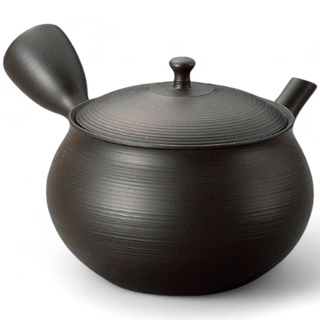 J-kitchens New Tea Pot, Tokoname Ware, Wide Ceramesh Mesh, Teapot with Strainer, 350cc, Made in Japan