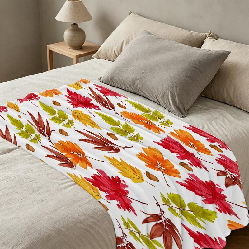 Lightweight Flannel Throw Blanket Soft, Vibrant, Warm Cozy, Perfect for Home Leisure, Couch Naps, Cozy Home Essentials