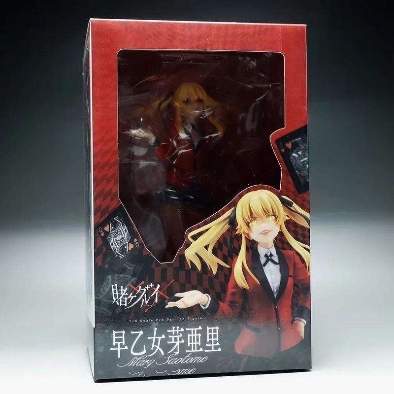 Mary Artfx Saotome Figurka Kakegurui Edycja Bonusowa Kolekcjonerska Anime Model w Pudełku Statua Dekoracja Biurka Dla Fanów Anime