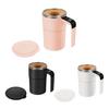 Self-Stirring Magnetic Coffee Cup with Temp Display 304 Stainless Steel Magnetic Stirrer Leak-proof Coffee Mug Drinkware