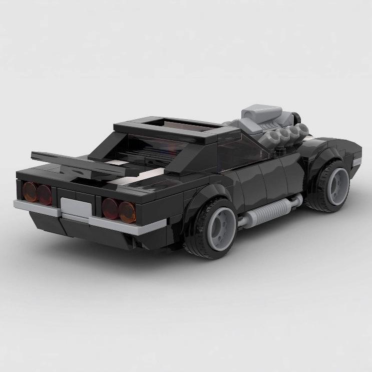 MOC Supercar Racing Corvette Building Blocks - Compatible with LEGO, Educational DIY Toy for Kids