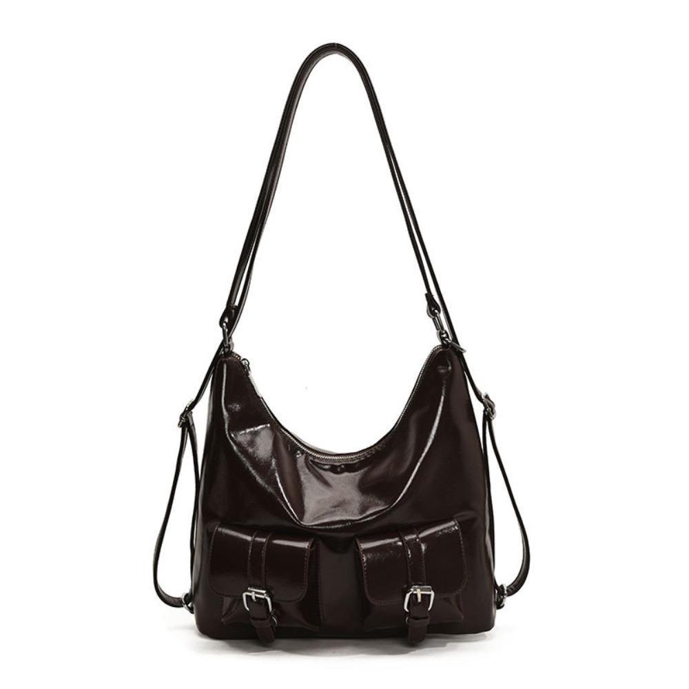 Large Capacity Multiple Pockets Backpacks Solid Color Women's Backpack  Ladies/Girls