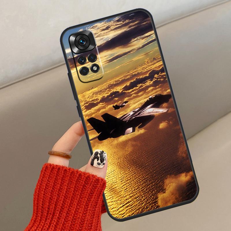 F14 Tomcat Jäger Hülle Für Xiaomi Redmi Note 14 13 12 10 11 15 Pro Plus Abdeckung Für Redmi 15 15C 13C 10C 12C 14C