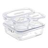 iwaki Pack & Range Square Glass Food Storage Containers Heat Resistant Microwave Safe PS-PRN-11W