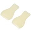 2pcs Facial Scraping Massage Board Smoothing Surfaces Resin Skin Gua Sha Plate for Home Salon