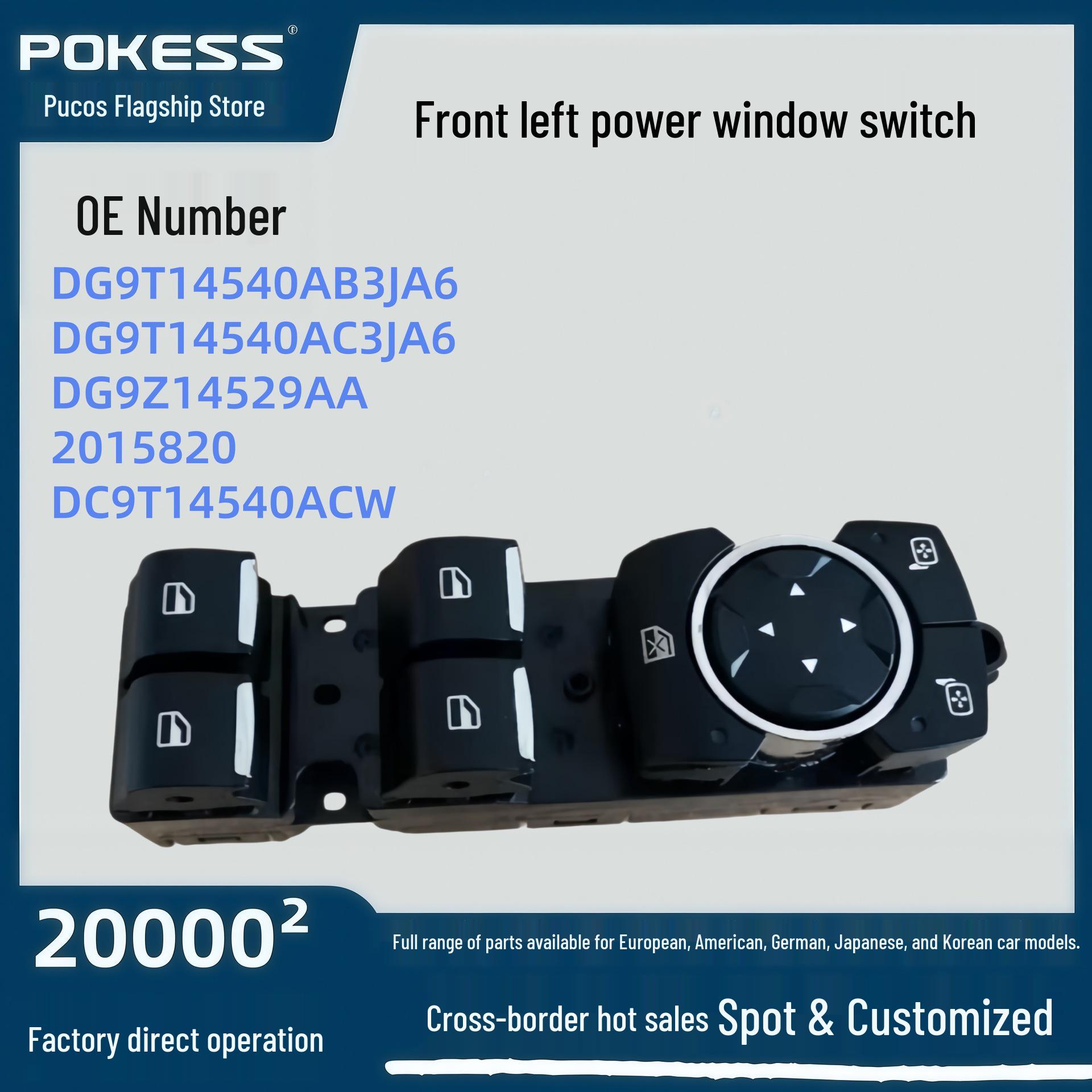 Front Left Electric Window Switch for Ford Mondeo/Taurus Pockess