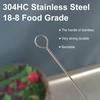 Reble Straws for YETI, 10.6 Inch Tumbler Straws Replacement for YETI 35/42 oz Straw Cup, 6 Pack Plastic Clear Drinking Cup Straw with 2 Cleaning