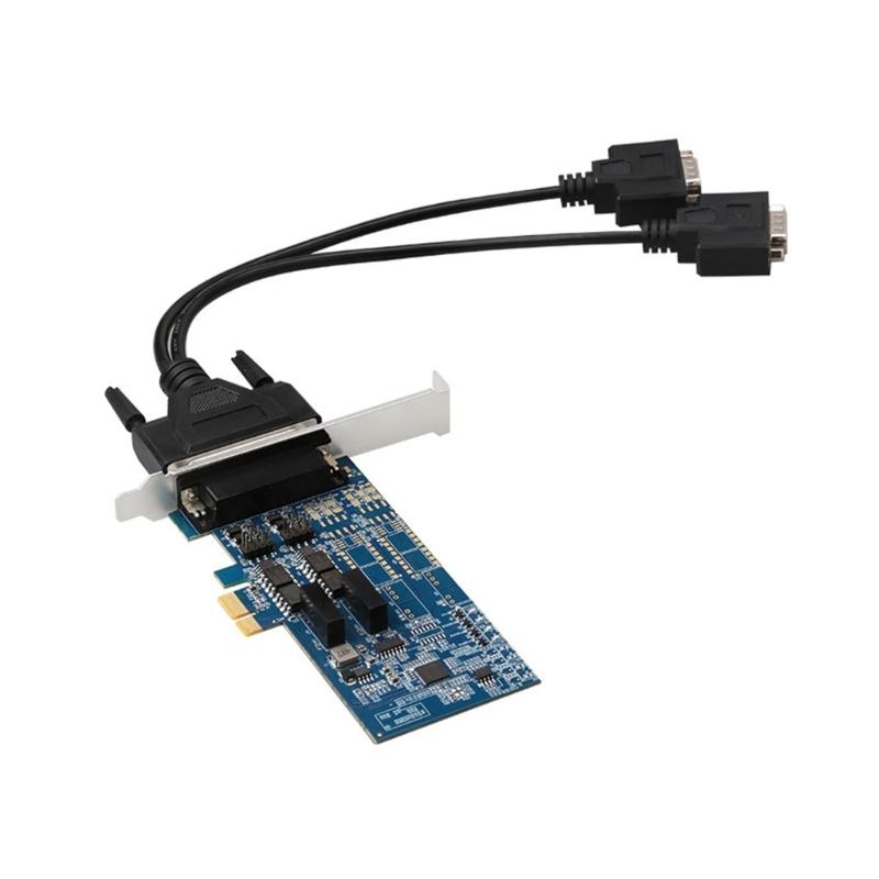 Fast Speed DB9 RS422/485 Serial Interfaces PCIE2.0 X1 Card Supports Multiple Machine Connection